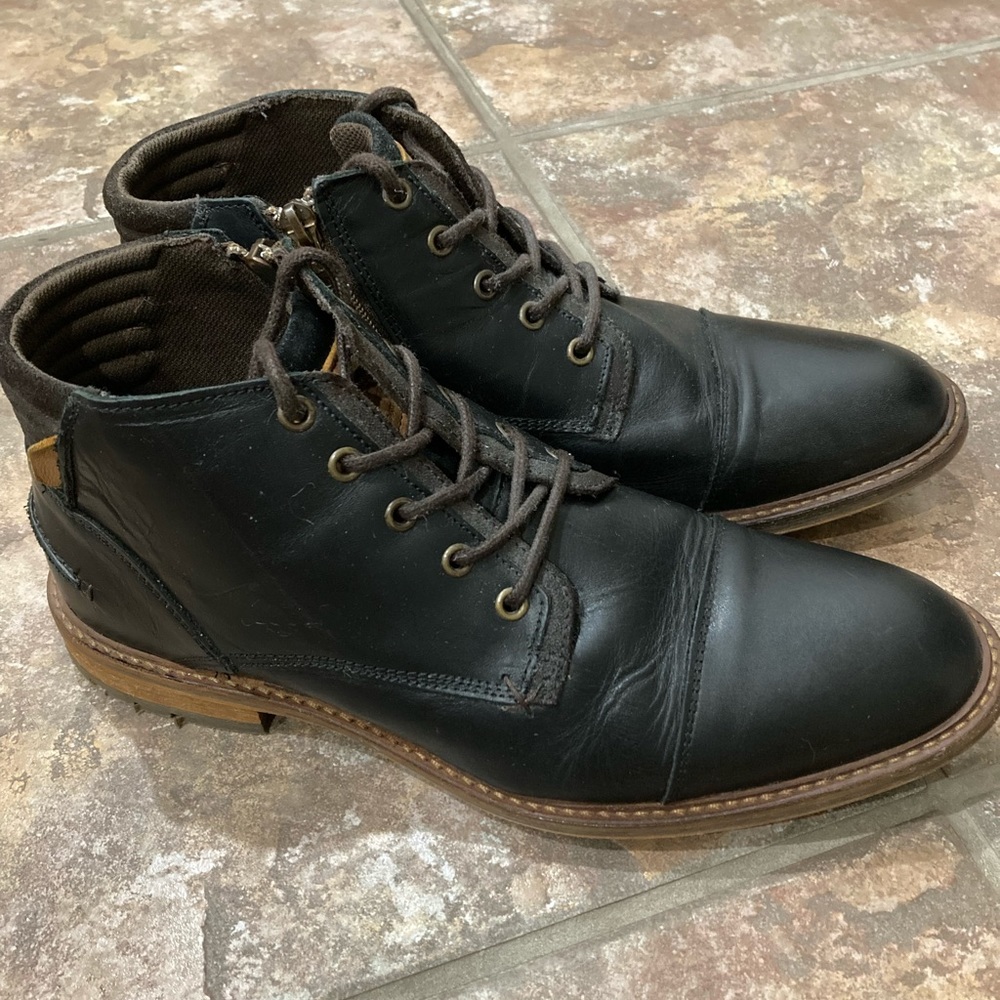 Brown Leather Boots- Made in Portugal